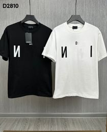Italy New Mens Designer T shirt Paris fashion Tshirts Summer D T-shirt Male Top Quality 100% Cotton M-XXXL 2810