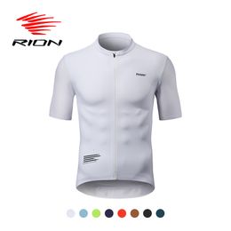 Cycling Shirts Tops RION Cycling Jersey Men MTB Maillot Shirts Bicycle Clothing Motocross Suit Mountain Bike TShirt Outfit Clothes Jumper Shirt Pro 230306