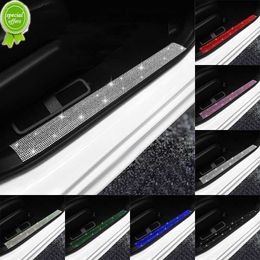 Upgrade 60cm Rhinestones Car Stickers Door Edge Protector Universal Car Door Sill Sticker Anti Scratch Protection Bling Auto Accessories