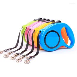 Dog Collars 3M 5M Retractable Collar Leash Harness Automatic Extending Pet Walking Leads Traction Rope For Small Medium Dogs