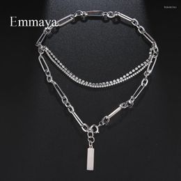 Pendant Necklaces Emmaya Modern Style Noble Neckalce For Female Cool Decoration In Fashion Party Dress-Up With Cubic Zircon Distinctive