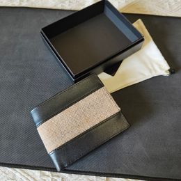 2023 New Designer walleta card holder wallet men women short wallet European style leather mens purse fashion credit card holder Best gift with original box box