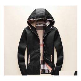 Men'S Jackets 2023 Fashion Designer Mens Jacket Goo D Spring Autumn Outwear Windbreaker Zipper Clothes Coat Outside Can Sport Size M Dh4Jp