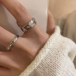 Cluster Rings YONGMAN 925 Sterling Silver Opening Fashion Ins For Women And Girls Gift Jewellery R68