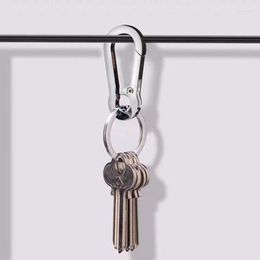 Keychains Men Gourd Buckle Keychain Waist Belt Clip Anti-lost Hanging Classic Fashion Key Ring Car Decoration GiftKeychains Forb22