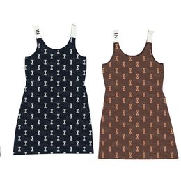 Women Strap Dress Tight Knitting Dresses Summer Sleeveless Knits Dress Sexy Bodycon Dresses