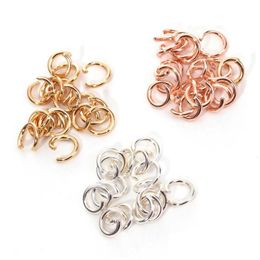 Other 100Pcs Stainless Steel Water Plating Gold Jump Rings Split For Jewelry Making Diy Necklace Findings Crafts Accessories940 T2 D Dhlvg