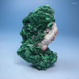 Decorative Figurines Natural Symbiotic Ore Minerals Malachite Crystal Calcite Mineral Specimens Teaching Gem Collection