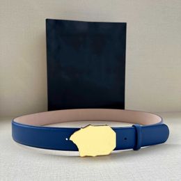 Classic Men And Women Brand Belts Fashion Vintage Smooth Buckle Casual Belts Top Designer Belt Width 4cm With Gift Box