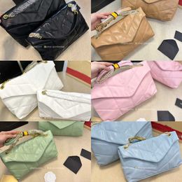 Fashion Y-shaped Loulou bag chain Cross body bags squre handbag Envelope Designer Envelope Women Luxury genuine leather