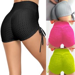 Women's Shorts Ladies Sexy Candy Color Pants Stretch High Waist Short's Sports YF040 230306