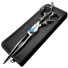 Hair Scissors 55677589 inch Cutting shears dressing Thinning Shears razor Salon Barber set 230306