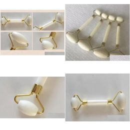 Face Massager Portable Pratical White Jade Roller Healthy Body Head Foot Nature Beauty Tools In Drop Delivery Health Mas Dhtz5