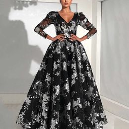 Party Dresses 2023 new women's new long-sleeved sequin skirt black dress T230303