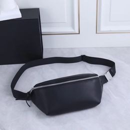 Women Men Waist Bag Lambskin Leather Bumbag Outdoor Casual Fannypack Unisex Daily Purses Chest Bags