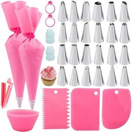 Baking Tools 39PCS Pastry Nozzles Cake Decorating Socket Bags Cookies Cupcake Piping Bag Bakery And Accessories