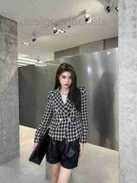 Women's Jackets Designer brand jacket New Fall Winter western suit high-end Coat designer Fashion houndstooth tweed Leisure Spring U9Q0