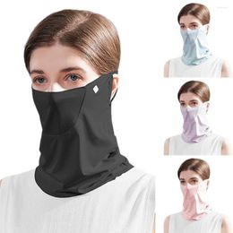 Cycling Caps Balaclava Scarf Anti-UV Headband Head Face Neck Gaiter Cover Ice Silk Sunscreen Mask