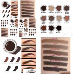 Eyebrow Enhancers Pomade Eye Brow Makeup 11 Colours With Retail Package Drop Delivery Health Beauty Eyes Dhqp1