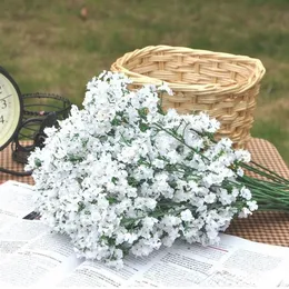 New Arrive Gypsophila Baby' s Breath Artificial Fake Silk Flowers Plant Home Wedding Decoration Free shipping Wholesale
