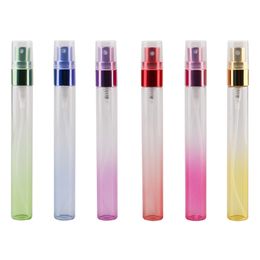 10ML Colour Spray Bottle Travel Portable Perfume Bottles Glass Cosmetic Container 6 Colours