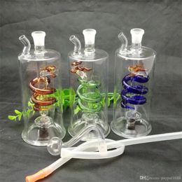 Smoking Accessories Panlong glass water bottle Glass bongs Oil Burner Glass