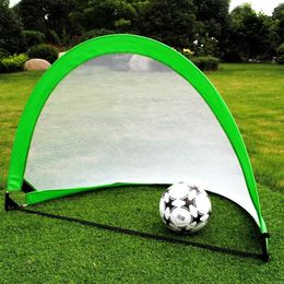 Other Sporting Goods 1PC Portable Soccer Football Goal Net Folding Training for Kids Children Indoor Outdoor Play Toy 230307