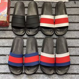 2023 Mens Slippers Summer Rubber Sandals Beach Slide Fashion Scuffs Shoes