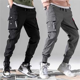 Men's Pants Thin Design Men Trousers Jogging Military Cargo Pants Casual Work Track Pants Summer Plus Size Joggers Men's Clothing Teachwear Z0306