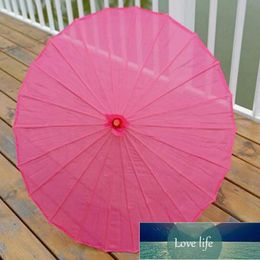 Fashion Chinese Colored Umbrella White Pink Parasols China Traditional Dance Color Parasol Japanese Silk Wedding Props