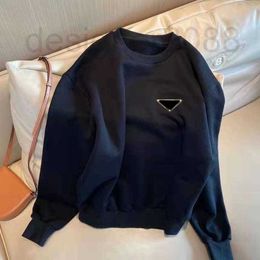 Women's Hoodies & Sweatshirts Designer Women Hoodie With Triangle Letters Long Sleeves Lady Tees Zippers Back Adjust Fashion Style Hot Tops 6O4H