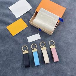 Party Favour Keychain Key Chain Buckle lovers Car Keychain Handmade Men Women Bags Pendant Gifts Accessories with box and dust bag