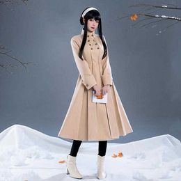 Anime Costumes Yor Forger Cosplay Come Pink Dress Game Spy X Family Suit Coat Anime outer garment Z0301