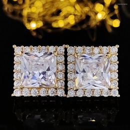 Stud Earrings 2023 Luxury Princess Silver Color Korean For Women Anniversary Items E6500b