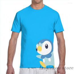 Men's T Shirts Piplup Design Men T-Shirt Women All Over Print Fashion Girl Shirt Boy Tops Tees Short Sleeve Tshirts