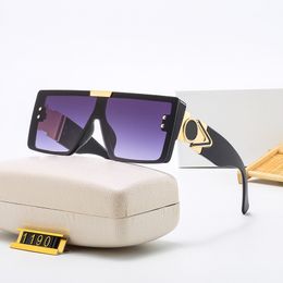 Fashion Sunglasses Square Goggle Sun glasses for Man Woman Luxury Print Adumbral 8 Color Optional