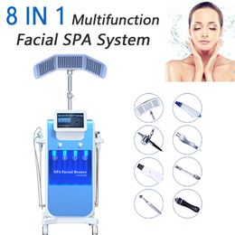 8 IN 1 Hydrofacial Machine Microdermabrasion Wrinkle Remover PDT Skin Whitening Delay Skin Aging Rejuvenation Tightening Lifting Beauty Equipment