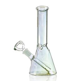 4.6-Inch Mini Beaker Bong - Diffused Downstem Percolator, 10mm Female Joint