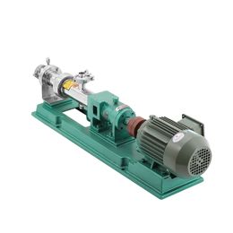 GR20-1 750W 380V G Type Stainless Steel Single Screw Pump Transfer Chocolate Honey Syrup Grape Rice Syrup Thick Slurry Pump