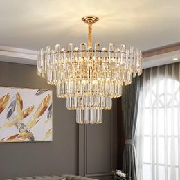 Pendant Lamps Nordic Led Crystal Light Ceiling Christmas Decorations For Home Luminaria De Mesa Luxury Designer