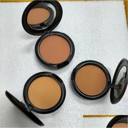 Face Powder High Quality Makeup 12 Color Powders Plus Foundation 15G Drop Delivery Health Beauty Dhfm7