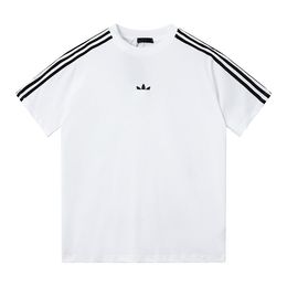 Men's Tracksuits Tees & Polos Round neck embroidered and printed polar style summer wear with street pure cotton mlpq754
