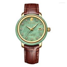 Designer Watches Watch Aivasee Jade Wristwatches Brand Men Automatic Mechanical Natural Business High-end Gift Wristwatch Unique Woman Clock