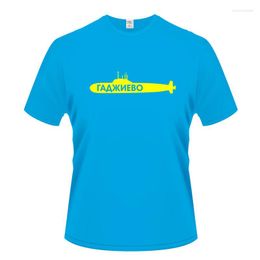 Men's T Shirts All Sizes & Colours Submarine Printing Funny Design Cotton Top Tees Customised