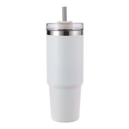 Stainless Steel Tumbler Lid StrawBeer Mug Water Bottle Outdoor Camping Cup Vacuum Insulated Drinking Tumblers