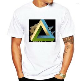 Men's T Shirts Men T-shirt Impossible Earth (penrose Triangle) Tshirt Women Shirt