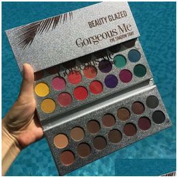 Eye Shadow 63 Color Makeup Eyeshadow Palette Set Beauty Glazed Gorgeous Me Glitter Matte Shimmer Natural Brighten Easy To Wear Make Dhfto