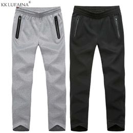 Men's Pants Plus size 6XL 7XL 8XL brand mens casual hoody pants slim fit men's Cotton joggers active sporting sweatpants Trousers clothing Z0306