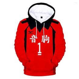 Men's Hoodies Anime Haikyuu Men Women Casual Coat 3D Printed Streetwear Pullover Tops Cool Sweatshirts Fashion