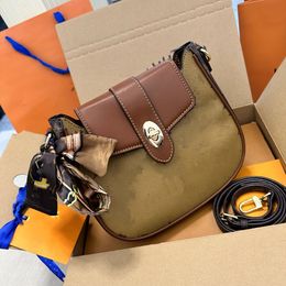 2023 Mediaeval shoulder bag designer design luxury handbag with shoulder strap vintage style distribution scarves box